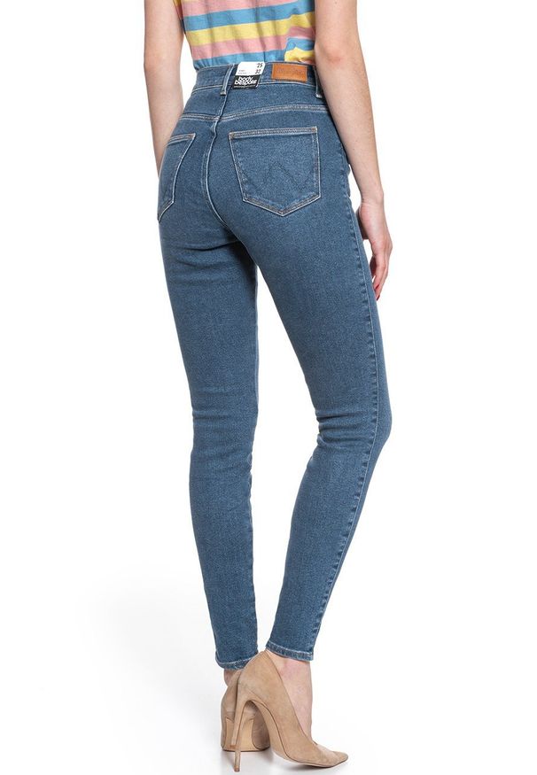 Wrangler - WRANGLER HIGH RISE SKINNY USED TINT W27HTX50H 112128127. Stan: podwyższony