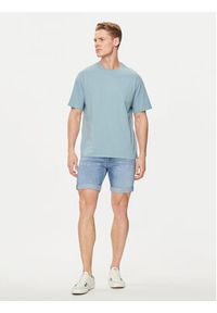 Pepe Jeans T-Shirt Connor PM509206 Niebieski Regular Fit. Kolor: niebieski. Materiał: bawełna #4