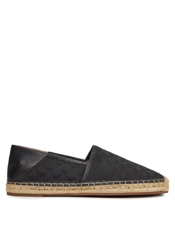 Emporio Armani Espadryle X4S028 XN775 K001 Czarny. Kolor: czarny