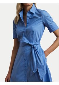 Lauren Ralph Lauren - LAUREN RALPH LAUREN Sukienka koszulowa 200748950017 Niebieski Regular Fit. Kolor: niebieski. Materiał: bawełna. Typ sukienki: koszulowe #5