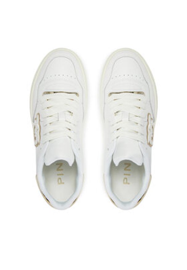 Pinko - PINKO Sneakersy Mandy 11 SS0077P014 Biały. Kolor: biały. Materiał: skóra