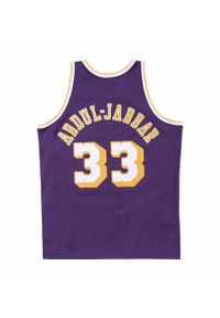 Mitchell & Ness - Koszulka Nba Los Angeles Lakers Kareem Abdul-Jabbar. Kolor: wielokolorowy, fioletowy, żółty. Sport: koszykówka #2