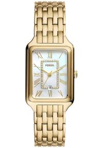 Damski Zegarek Fossil Raquel ES5304 Złota Elegancja i Prostokątny Kształt. Kolor: złoty #1