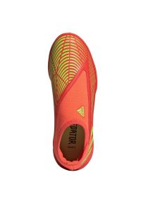 Adidas - Buty adidas Predator Edge.3 Ll Tf Jr GV8489 czerwone pomarańcze i czerwienie. Kolor: czerwony. Materiał: syntetyk. Szerokość cholewki: normalna #5