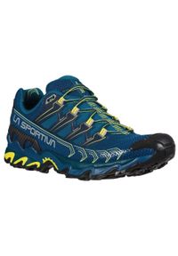 LA SPORTIVA - Buty do biegania męskie La Sportiva Ultra Raptor Ii Spaceblau. Kolor: niebieski, żółty, wielokolorowy. Materiał: syntetyk, materiał. Szerokość cholewki: normalna