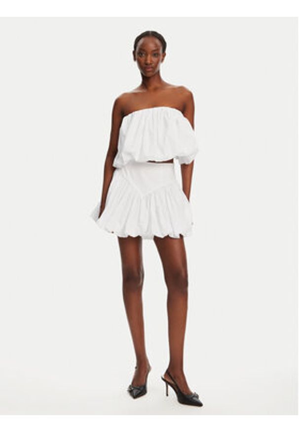 BARDOT Bluzka Lissett Poplin 59795TB Biały Relaxed Fit. Kolor: biały. Materiał: bawełna