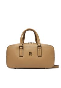 TOMMY HILFIGER - Tommy Hilfiger Torebka Th Daily Crossover AW0AW18378 Brązowy. Kolor: brązowy. Materiał: skórzane #1