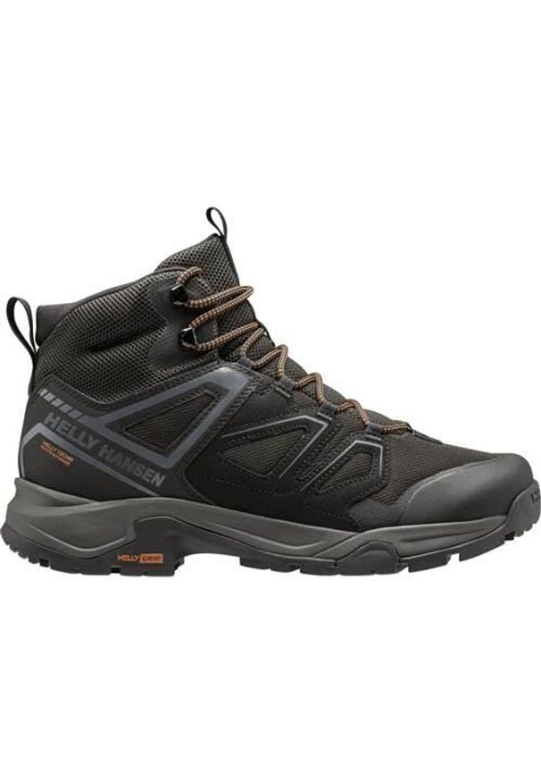 Buty trekkingowe męskie Helly Hansen Stalheim Ht. Wysokość cholewki: za kostkę. Zapięcie: sznurówki. Kolor: wielokolorowy, czarny. Materiał: materiał, syntetyk, tkanina. Szerokość cholewki: normalna