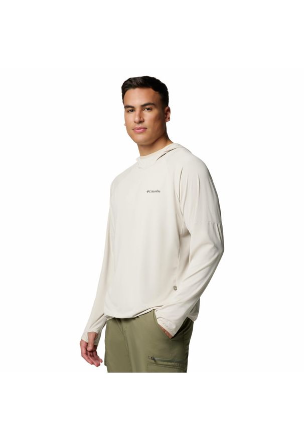columbia - Bluza z kapturem męska Columbia Skien Valley Hoodie. Typ kołnierza: kaptur. Kolor: beżowy. Styl: sportowy. Sport: turystyka piesza