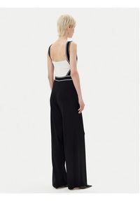 Karl Lagerfeld - KARL LAGERFELD Kombinezon A2W13021 Czarny Slim Fit. Kolor: czarny. Materiał: wiskoza