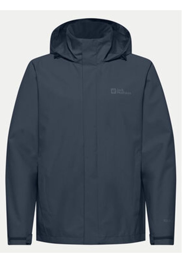 Jack Wolfskin Kurtka outdoor Trailtime 2l A63903 Granatowy Regular Fit. Kolor: niebieski. Materiał: syntetyk. Sport: outdoor