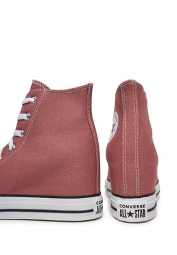 Converse Trampki Chuck Taylor All Star Wedge A13832C Różowy. Kolor: różowy. Materiał: materiał