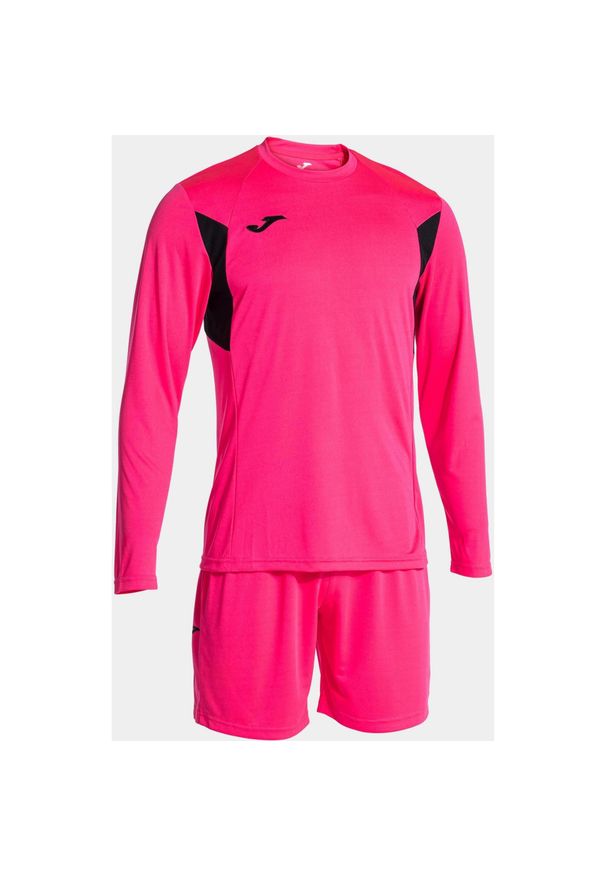 Zestaw Bramkarza Joma Getman Różowy 2XS - Lekki i Trwały. Kolor: czarny, różowy, wielokolorowy. Materiał: dresówka. Sport: piłka nożna