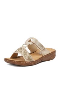 Rieker Klapki CEO-V2864-60 Złoty. Kolor: złoty. Materiał: skóra #3