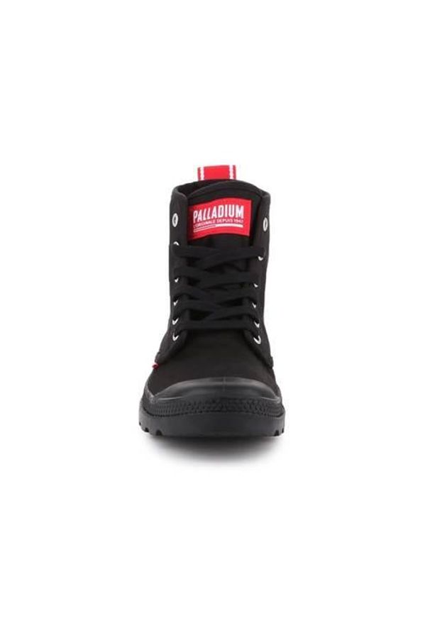 Buty sportowe Sneakersy unisex, Palladium Pampa Hi Dare. Wysokość cholewki: za kostkę. Zapięcie: sznurówki. Kolor: czarny, wielokolorowy. Materiał: guma, syntetyk, materiał. Szerokość cholewki: normalna. Sport: turystyka piesza