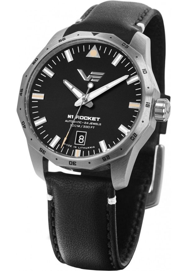 Zegarek męski Vostok Europe NH35A-125A747 czarny. Kolor: czarny