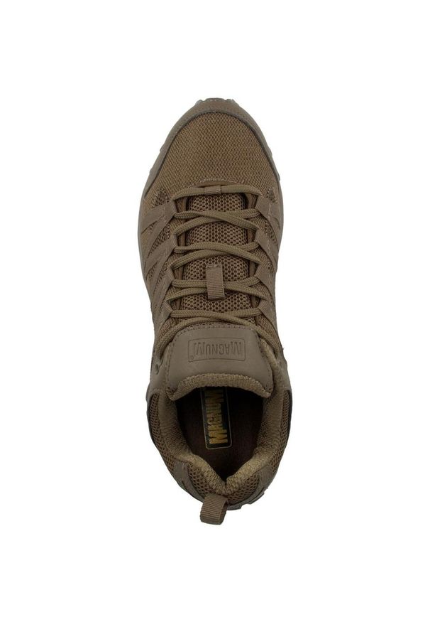 Buty do chodzenia męskie Magnum Storm Trail Lite Trainer Coyotebraun. Zapięcie: sznurówki. Kolor: beżowy. Materiał: materiał, syntetyk. Szerokość cholewki: normalna. Sport: turystyka piesza