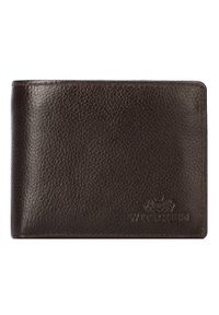 Wittchen - Męski portfel skórzany z wyjmowanym panelem czarny. Kolor: czarny. Materiał: skóra