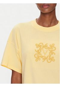 ViCOLO T-Shirt RD0119 Żółty Regular Fit. Kolor: żółty. Materiał: bawełna #3