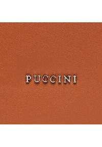 Puccini Plecak BML029 Brązowy. Kolor: brązowy. Materiał: skóra