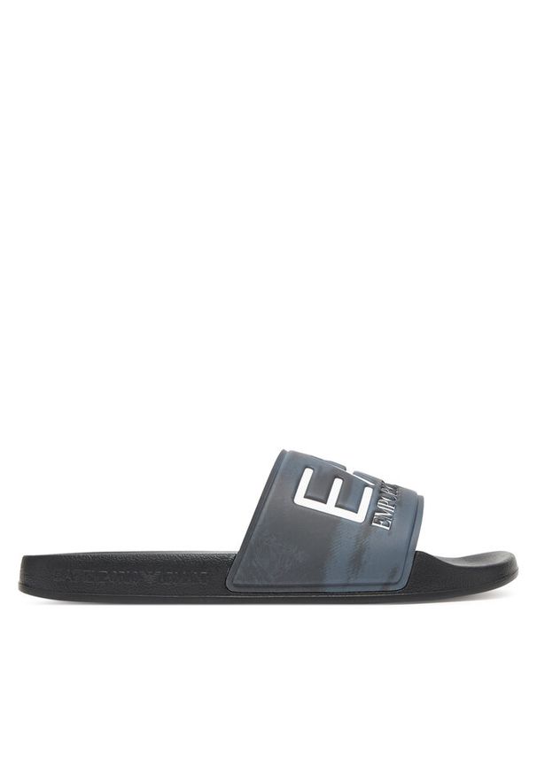 Klapki EA7 Emporio Armani. Kolor: czarny