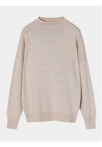 Tatuum Sweter Navi T2318.097 Beżowy Regular Fit. Kolor: beżowy. Materiał: wiskoza #2