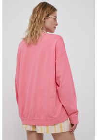Billabong bluza damska kolor różowy gładka. Kolor: różowy. Materiał: dzianina. Długość rękawa: długi rękaw. Długość: długie. Wzór: gładki #3