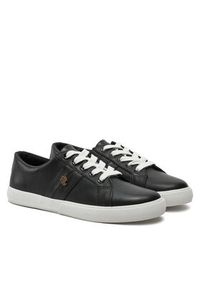 Lauren Ralph Lauren - LAUREN RALPH LAUREN Sneakersy Janson II 802775372002 Czarny. Kolor: czarny. Materiał: skóra #4