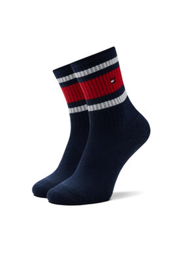 TOMMY HILFIGER - Tommy Hilfiger Zestaw 2 par wysokich skarpet dziecięcych 701229942 Granatowy. Kolor: niebieski. Materiał: materiał, bawełna