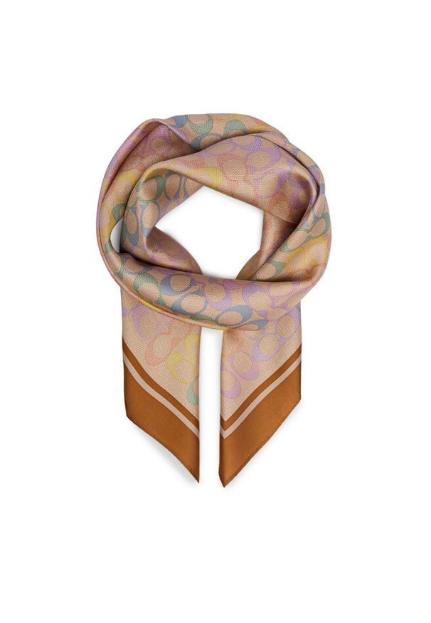 Chusta Coach. Kolor: beżowy