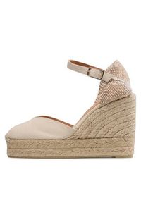 Castañer Espadryle Chiarita/8ED/001 020983-203 Beżowy. Kolor: beżowy. Materiał: materiał