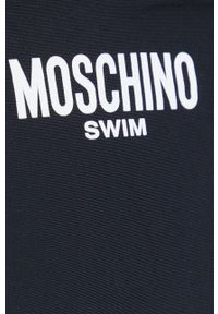 Moschino Underwear figi kąpielowe kolor czarny. Kolor: czarny. Wzór: nadruk
