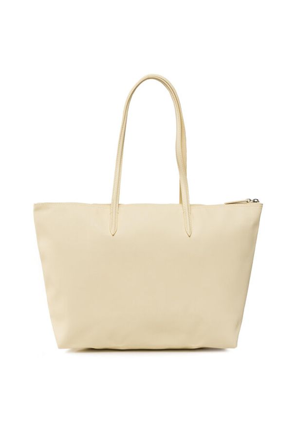 Lacoste Torebka L Shopping Bag NF1888PO Żółty. Kolor: żółty. Materiał: skórzane