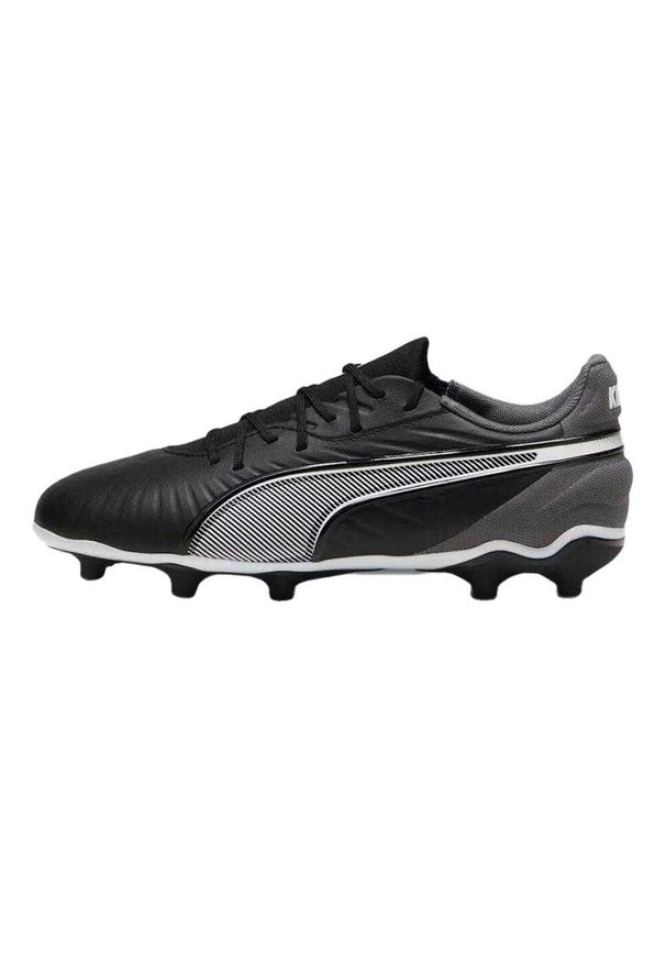 Puma - Buty Piłkarskie King Match Dla Dzieci. Kolor: czarny. Sport: piłka nożna