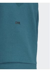 Adidas - adidas Bluza IN5150 Turkusowy Loose Fit. Kolor: turkusowy. Materiał: bawełna #2