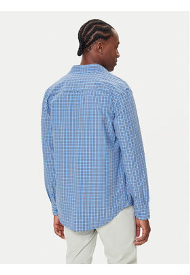Tommy Jeans Koszula Essential DM0DM21693 Niebieski Regular Fit. Kolor: niebieski. Materiał: bawełna