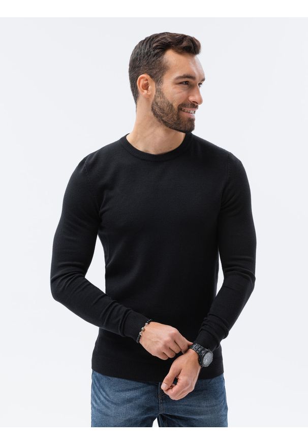 Czarny sweter Ombre Clothing klasyczny