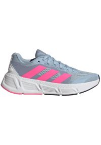 Adidas - Buty do biegania adidas Questar W IF2240 niebieskie. Zapięcie: sznurówki. Kolor: niebieski. Materiał: materiał. Szerokość cholewki: normalna #1