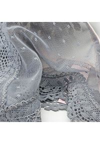 Intica - Koronkowe majtki z strapsami na specjalne okazje Xumar. Kolor: szary. Materiał: koronka. Wzór: koronka #4