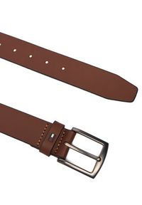 TOMMY HILFIGER - Tommy Hilfiger Pasek Męski Denton 3.5 Ext AM0AM13536 Brązowy. Kolor: brązowy. Materiał: skóra #2