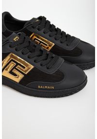 Balmain - Sneakersy damskie skórzane BALMAIN. Materiał: skóra #4
