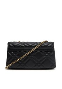 Love Moschino - LOVE MOSCHINO Torebka JC4120PP1MLI0000 Czarny. Kolor: czarny. Materiał: skórzane