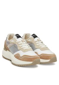 Pepe Jeans Sneakersy Kimi Glam PLS60042 Beżowy. Kolor: beżowy. Materiał: skóra, zamsz #6