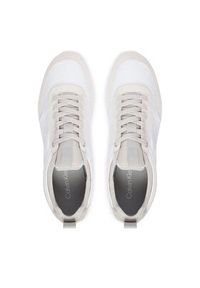 Calvin Klein Sneakersy Retro Runner YM0YM01414 Kremowy. Kolor: kremowy. Materiał: materiał #4