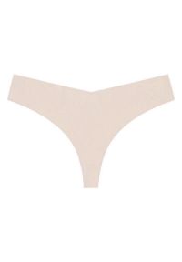 Intica - Stringi bezszwowe niewidoczne pod ubraniami Lala. Kolor: beżowy. Materiał: materiał, skóra