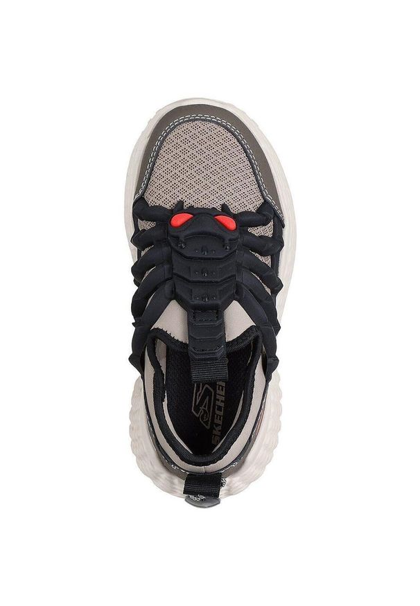 skechers - Adidasy Skechers Monster-cre, Dzieci. Kolor: brązowy. Materiał: materiał