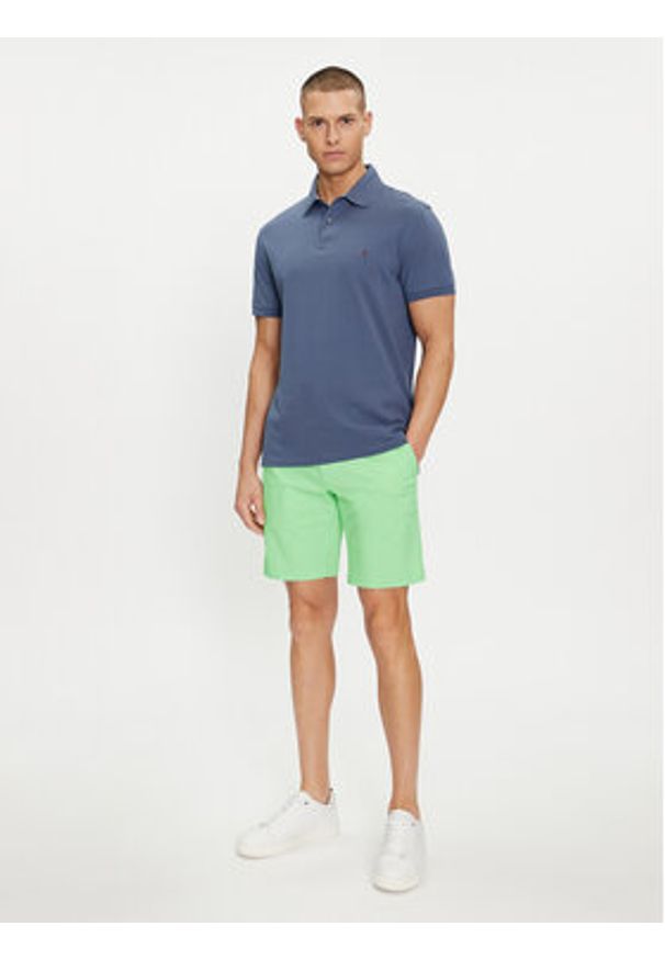 TOMMY HILFIGER - Tommy Hilfiger Szorty materiałowe Brooklyn MW0MW23563 Zielony Regular Fit. Kolor: zielony. Materiał: bawełna