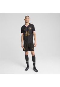 Puma - Męskie szorty wyjazdowe Palermo F.C. 24/25 PUMA Black Gold. Kolor: żółty, wielokolorowy, czarny