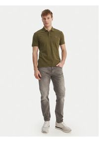Napapijri Polo Elbas NP0A4GDL Zielony Regular Fit. Typ kołnierza: polo. Kolor: zielony. Materiał: bawełna #4