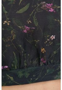 AllSaints Bluzka damska kolor czarny w kwiaty. Okazja: na co dzień. Kolor: czarny. Materiał: tkanina, materiał, wiskoza. Wzór: kwiaty. Styl: casual #3